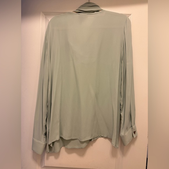 Elegant Women's Tie-Neck Blouse - Picture 3 of 3